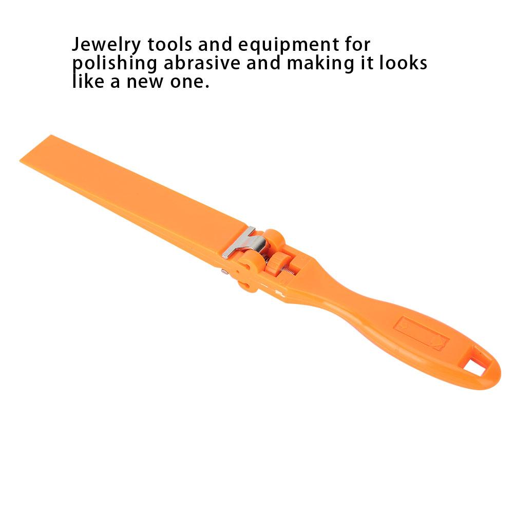 Plastic Sandpaper Roll Bar Sanding Paper Stick Manual Polishing Abrasive Paper Clip