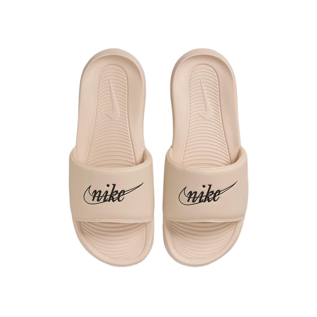 Nike Victori One Fashionable Minimalist Trendy Aesthetic Shock Absorbing Slide Sandals Women sandals Khaki HV5793-100
