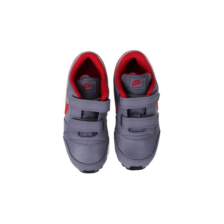 Nike MD Runner 2 Серый Красный Детские Кроссовки 806255-005