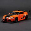 1:22 GR Supra A90 Сплав Модифицированная Спортивная Машина Модель Литьевой Металл Трассовые Гонки Транспортные Средства Модель Машины Звук Свет Симуляция Детский Подарок