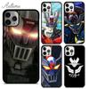 Comic Mazinger Z Rubber Phone Case for iPhone 11 12 13 14 Pro Max Mini XR XS SE 2020 7 8 Plus Samsung Galaxy S21 S22 Shell