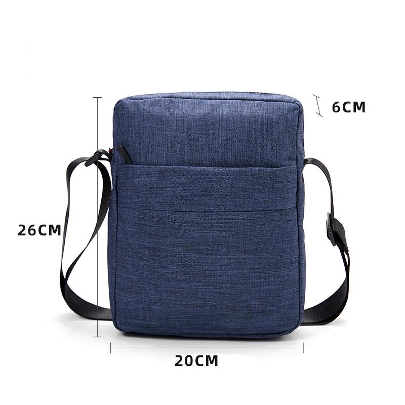 Мужская повседневная деловая сумка через плечо большой емкости