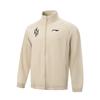 Li Ning Basketball Series Letter Zipper Stand Collar Versatile Casual Windbreaker Men Outerwear AFDVM23-3