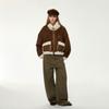 2026 Womens Reversible Short Faux Suede Fur Coat Stand Collar Warm Winter Outwear Petite Girls