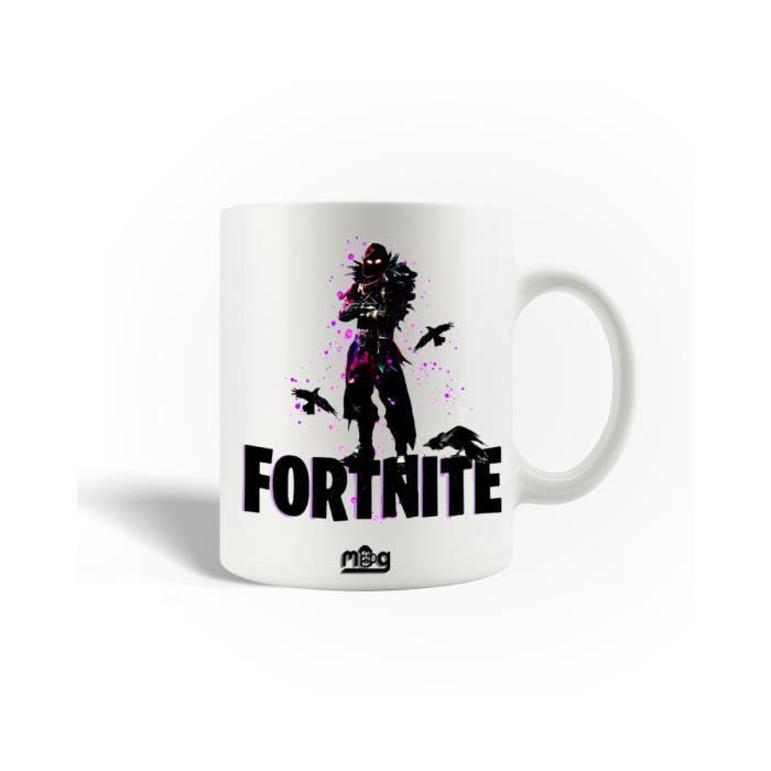 Керамическая кружка - Fortnite - Raven - 30cl - Белая - Подходит для мытья в посудомоечной машине