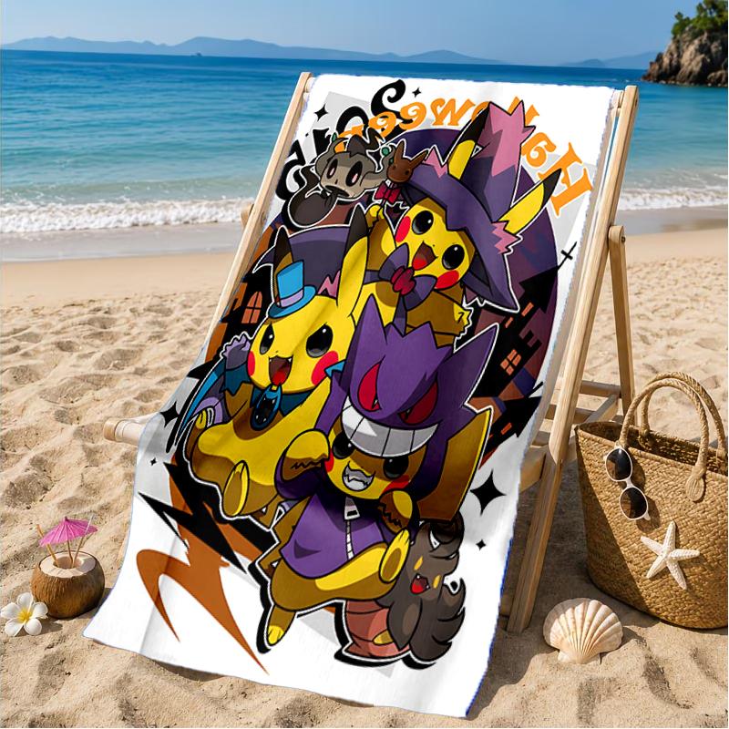 Cute Pika Adventure Beach Towel, Microfiber Beach Towel, Perfect For Pool, Beach, Travel, Home Decor Beach Party Fan gifts