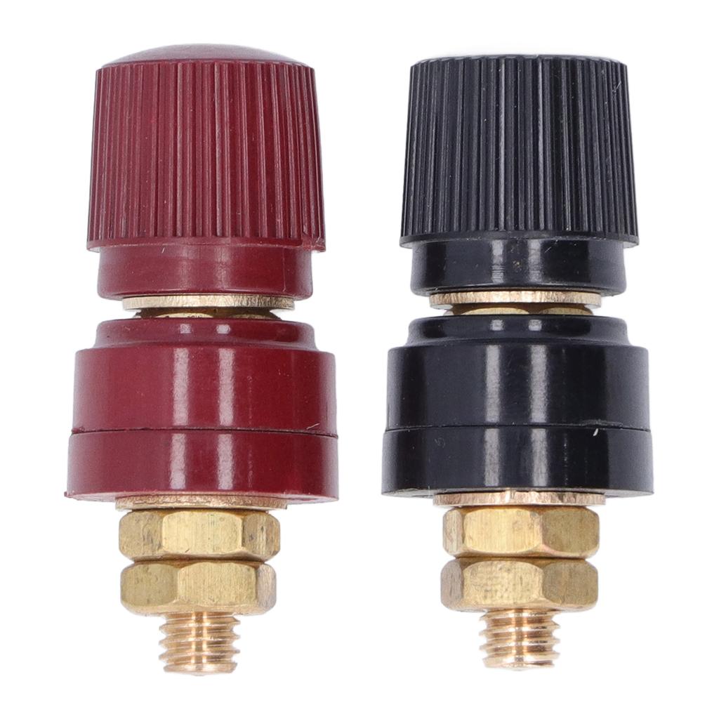 5 комплектов клемм питания, стабильная передача, простая установка, гибкий M6, черный, красный, регулятор напряжения