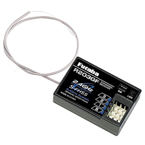 Futaba Receiver R203GF (S-FHSS Car Receiver, 3PV/3PRKA Standard) 00107342-3