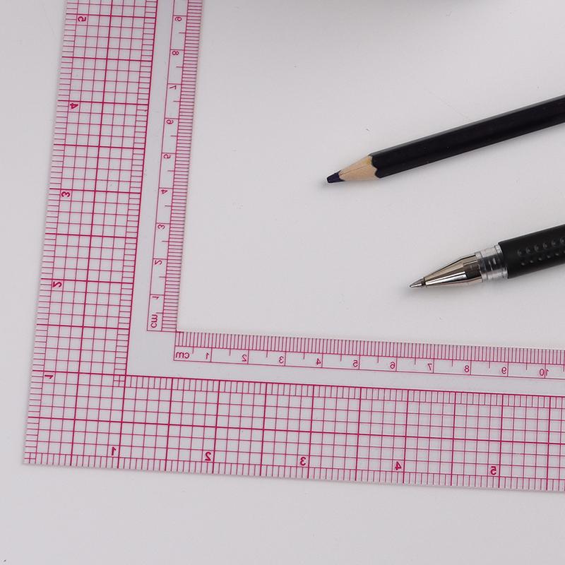 Линейка для шитья, лоскутного шитья, для резки одежды, канцелярские принадлежности, измерительный инструмент