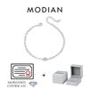 MODIAN Clear D Moissanite Bracelet 0.3 Carat Lab Diamond 925 Silver Elegant Bracelet For Women Fine Jewelry
