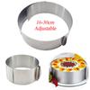 Adjustable Baking Mold Cake Decorating Tool Baking Cake Decorating Tool Stainless Steel Cake Ring For Families Baking