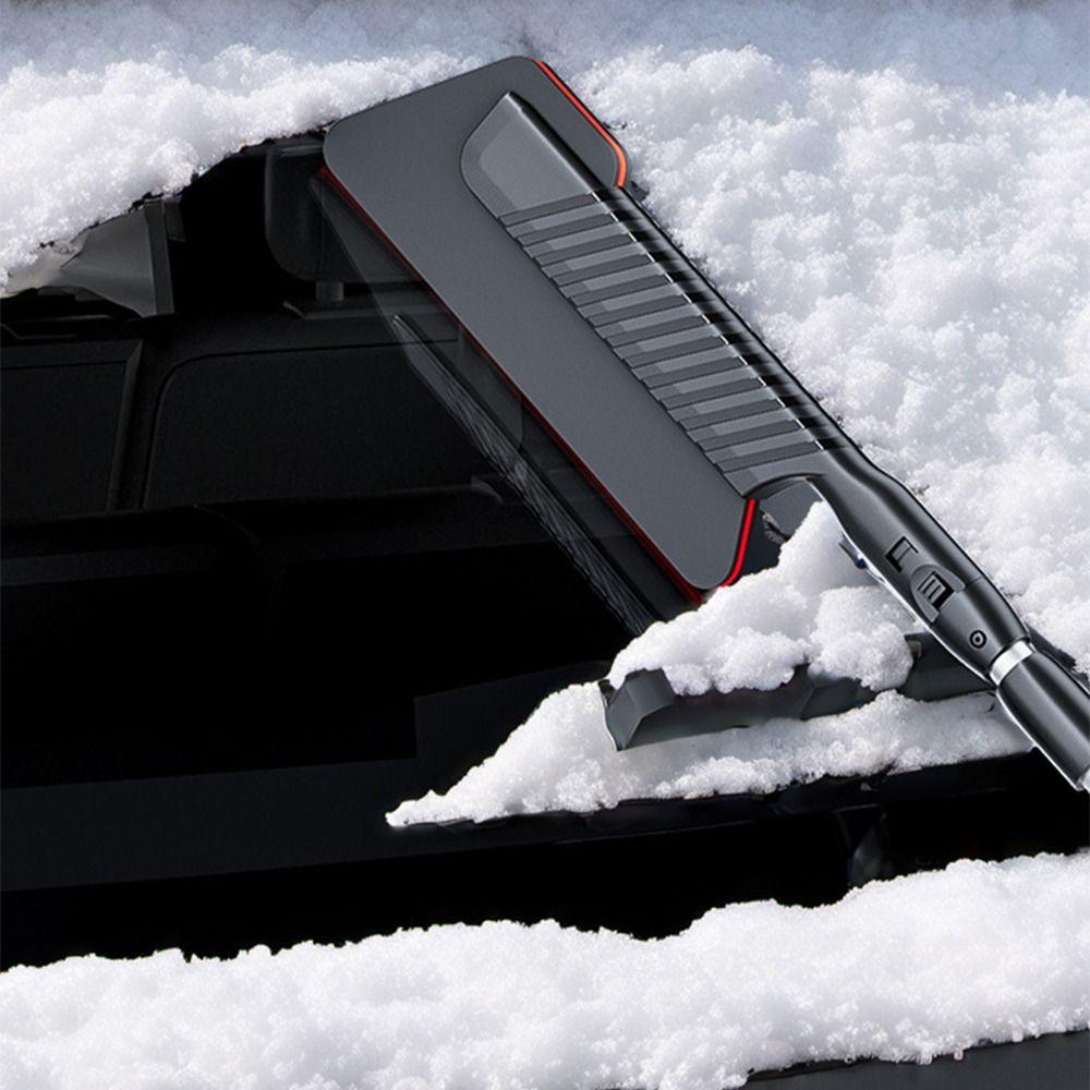 3 in 1 Extendable Ice Scraper Portable Snow Removal Brush  for Front Windshield