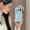 Чехол-бампер с принтом в горошек для iPhone 15/17/16 Pro Max, обеспечивающий полную защиту от падений