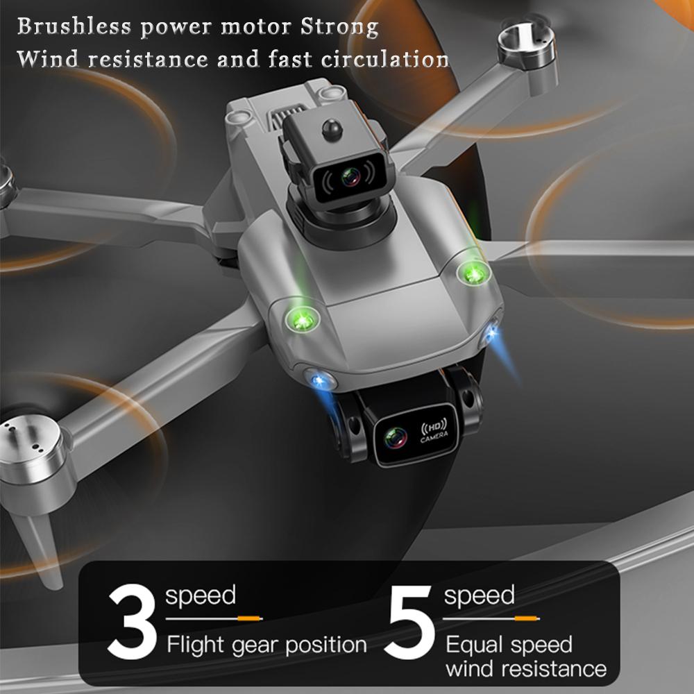 New K998 8K HD dual camera drone intelligent obstacle avoidance quadcopter GPS WIFI brushless RC helicopter children's toys