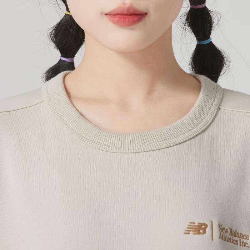 Women's Sweatshirt New Balance Sweatshirt Women's Beige