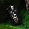 Japanese Halloween Horror Skull Ornaments Tombstone Resin Crafts Ornaments Halloween Garden Tabletop