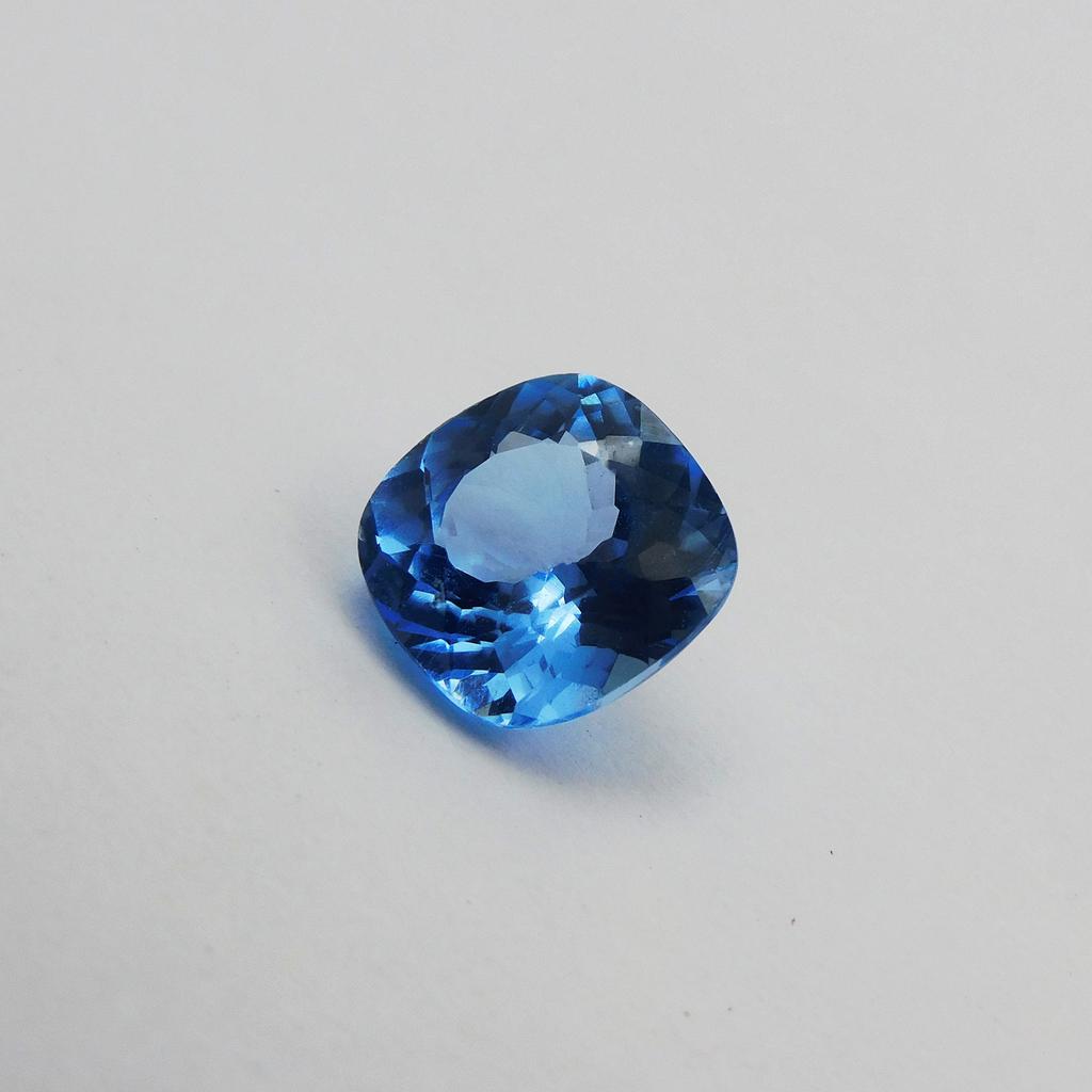 Natural Blue Sapphire Loose Gemstone 5.25 ct Square Cushion Cut September Birthday Birthstone
