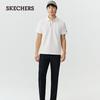 Skechers Мужская быстросохнущая вязаная жаккардовая рубашка-поло