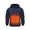 USB Heated Hoodie with Thermal Warming Zones, Lightweight Fleece-Lined Winter Coat for Men and Women