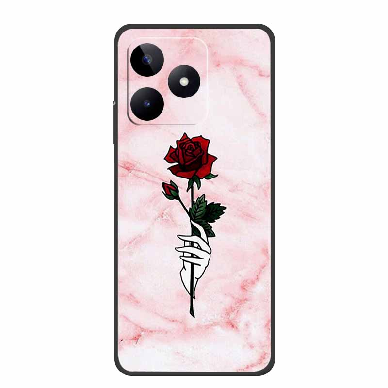 For Realme C53 Case Fashion TPU Silicone Soft Case for OPPO Realme C53 C 53 Realme N53 N 53 Original Protective New Cover Marble