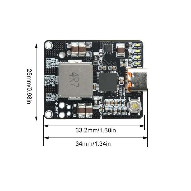 Advanced IP2369W Power Module Supporting PD45W Fast Charge with Multiple Protections for 2-6S Battery Laptop Power