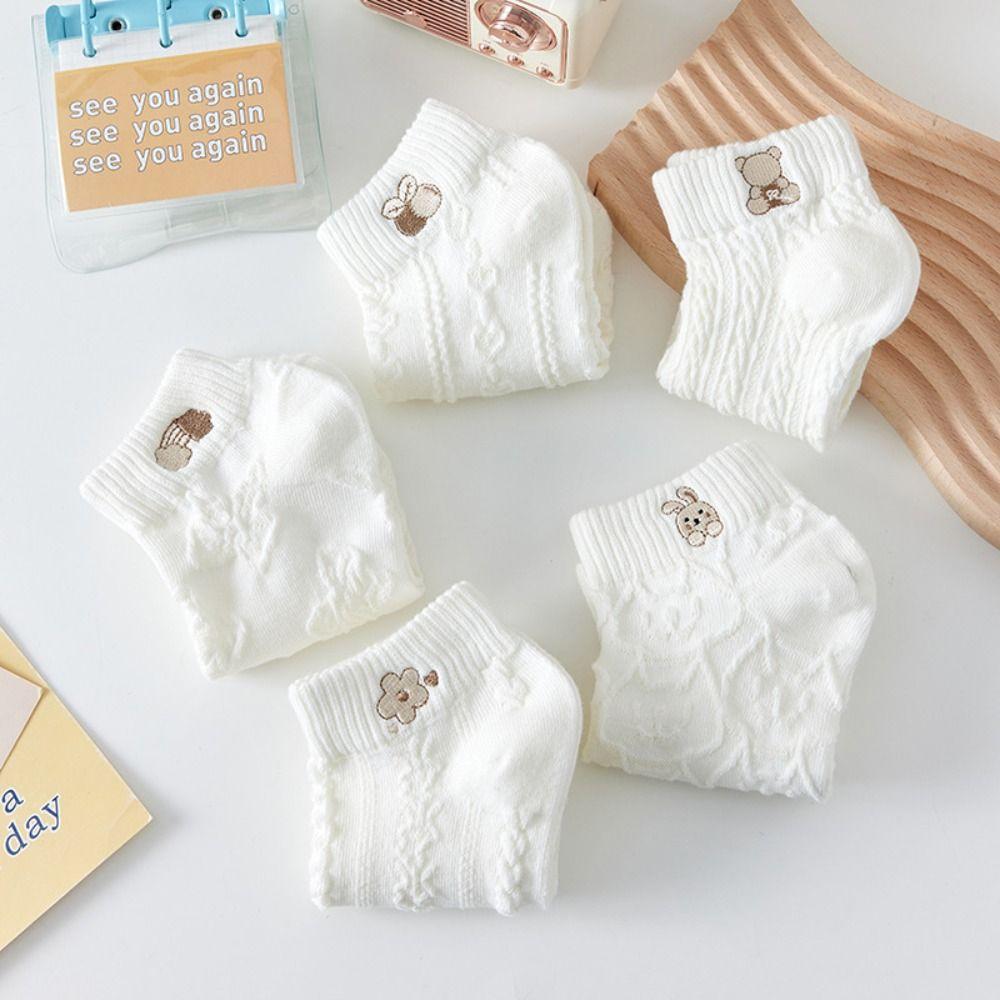 Women's Socks Soft Ankle Socks Cute Sports Socks Rainbow Cartoon Cotton Socks Adults