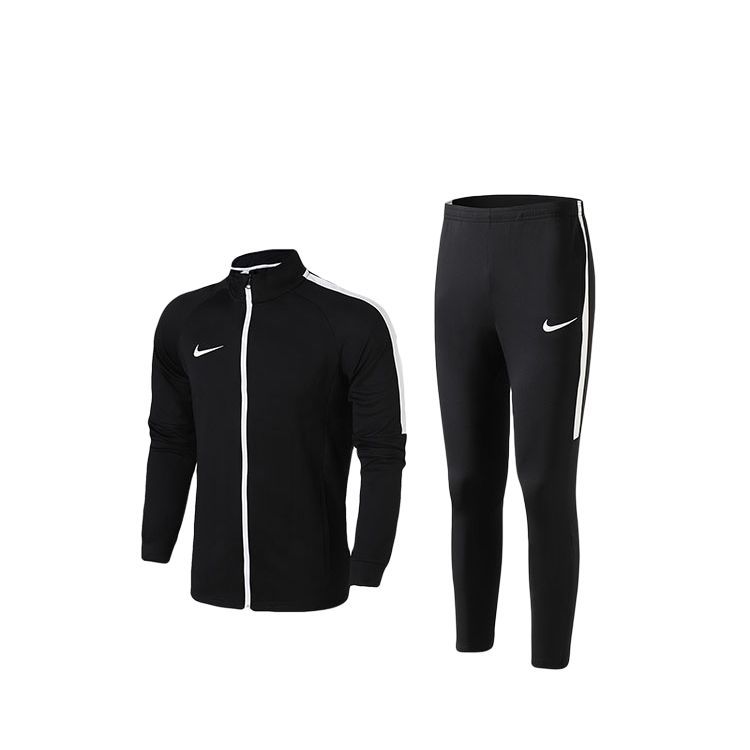 Nike Men's 844328-010 Black Stand-Up Collar Slim Fit Long Sleeve Training Top