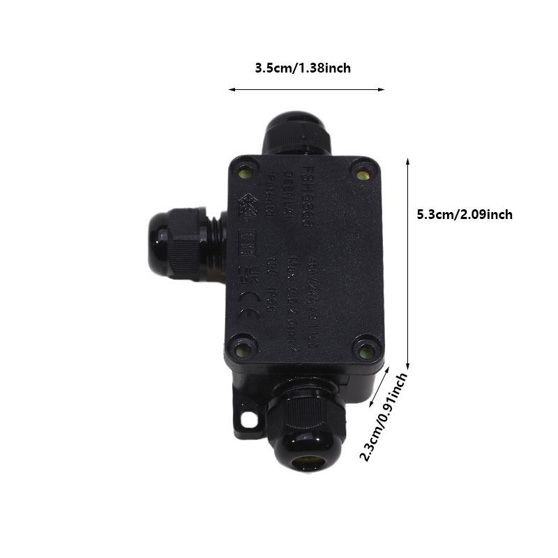 1/2PCS Mini Outdoor Waterproof Junction Box Plastic Outdoor Cable Plastic Waterproof Junction Box Electrical Junction Box