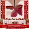 Elegant Wedding Room Décor Set: Double Happiness Wall Art for Groom's Bedroom and Living Room