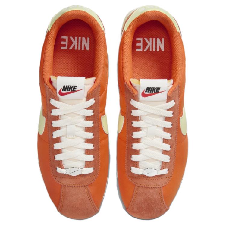 Nike Cortez TXT Безопасный Оранжевый Женские Кроссовки Парусный Тим-Оранжевый Лаймовый HJ9612-800