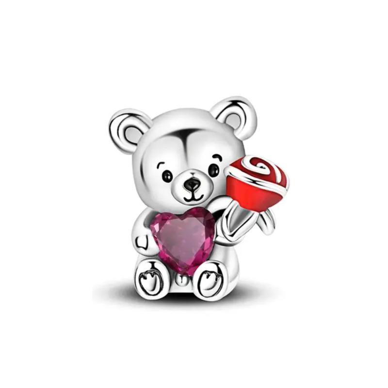 Серебро 925 пробы Подвеска в виде когтя собаки Браслет Шарм Талисман для мужчин женщин Подарок на день рождения Животное Ювелирные изделия Тигр Обезьяна Слон Еж