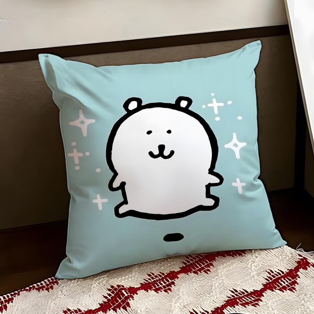 NNagano Милая BBear Чехол для кушона Двусторонний Мягкий Прочный Чехол для подушки Дом Автомобиль Многоцелевое Использование для Ежедневного Комфорта