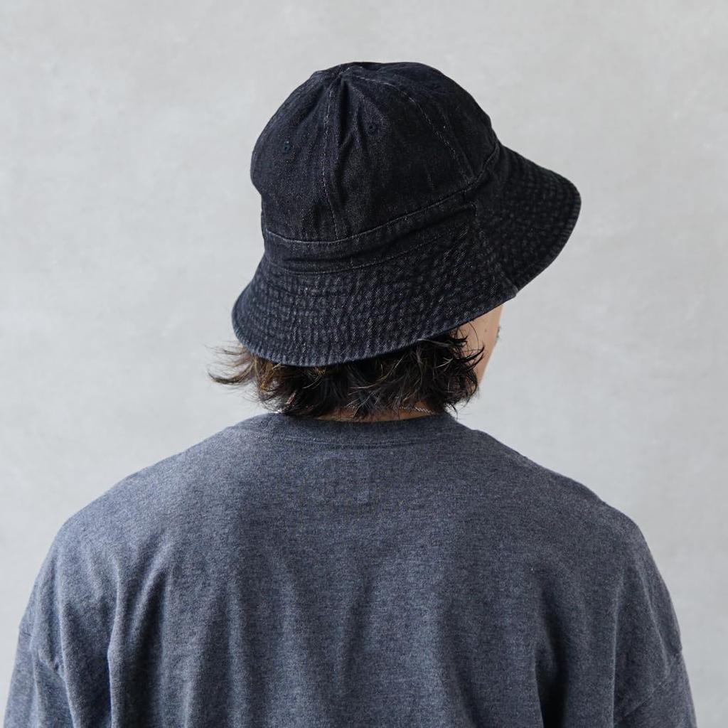 Джинсовая шляпа Metro Hat Bucket Hat Casual Outdoor [PENNANT BANNERS] Мужская [Синяя/Размер 58 см] (ПБ073)