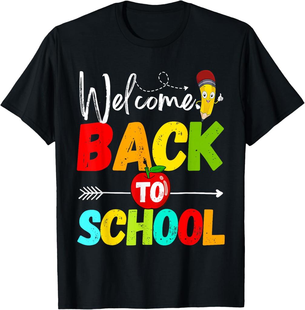 Welcome Back to School 2025 Teachers Students First Day T-Shirt