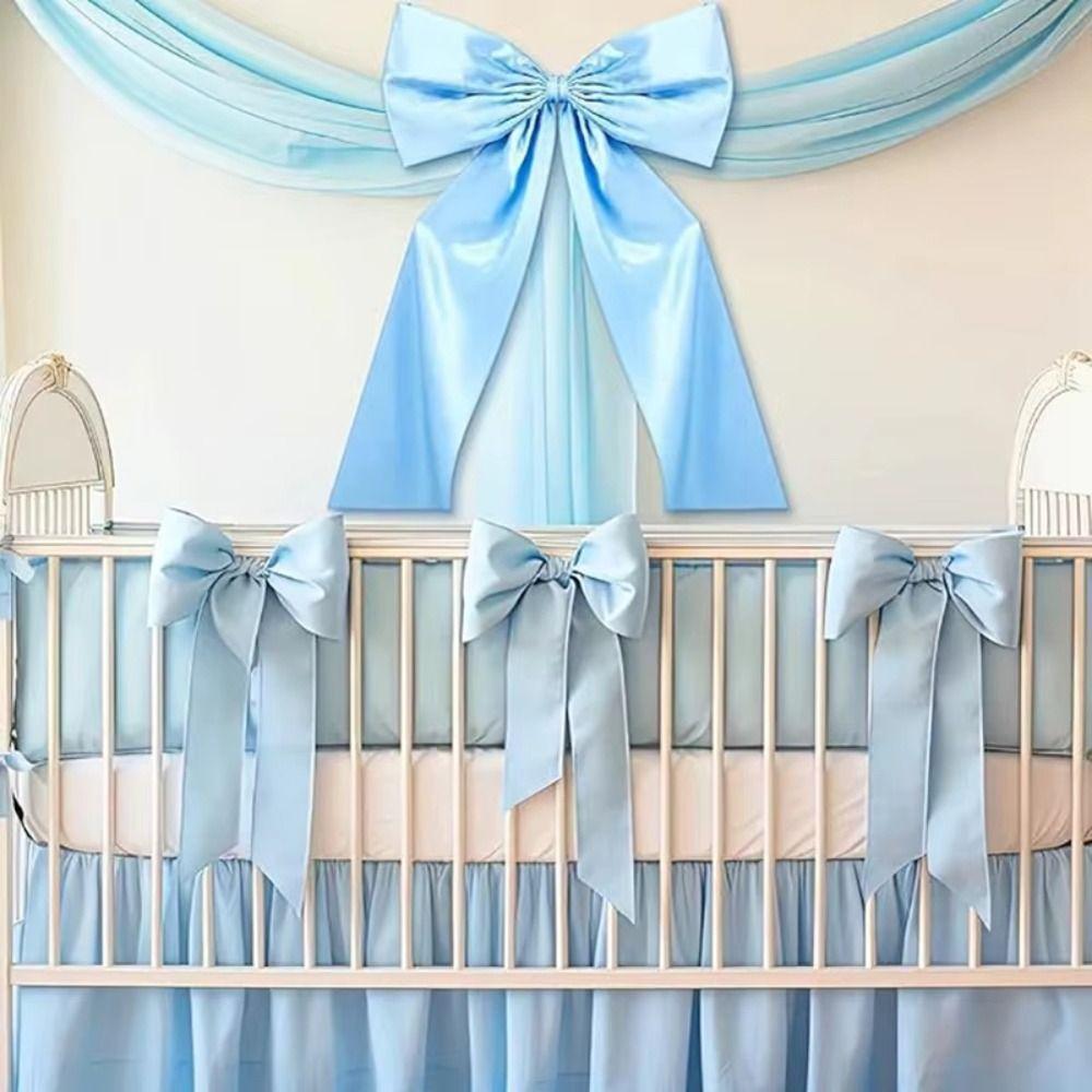 Hanging Ornaments Large Bow Decor Wall Pendant Giant Ribbon Tie  Birthday Party