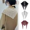 Floral Lace Sunscreen Triangle Scarf UV Protection Summer Neck Wrap  Clothes Accessories