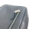 BURBERRY Check pattern Embossed Clutch Bag Pouch Black/SilverHardware