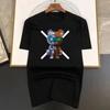 High Quality Cotton Hot Robot Bear Print Luxury T Shirt Men New Brand Fashion Cool Designer T-shirts Casual Streetwear Tops