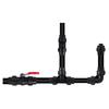 1Pc PVC PE Tube Tap Water Splitter 20/25/32/40/50mm Plastic Quick Valve Joint Agriculture Irrigation Water Pipe Fittings Black