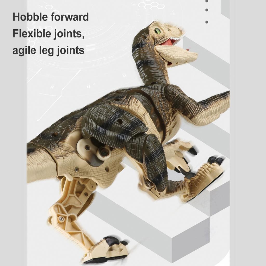 Новый 2,4G электрический большой пульт дистанционного управления робот-динозавр игрушки-динозавры с дистанционным управлением большие динозавры звуковой свет игрушка ходячие животные игрушки для мальчиков