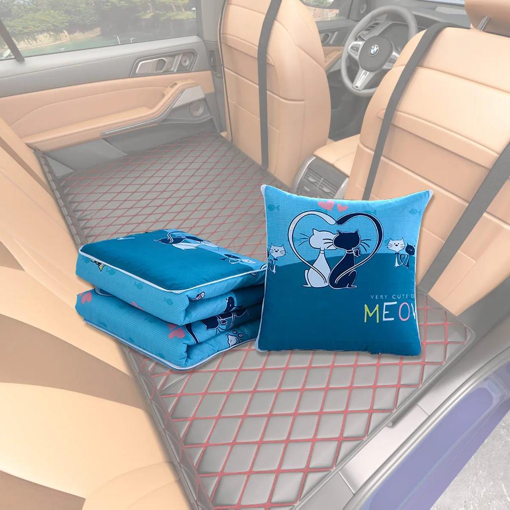 Ненадувной складной автомобильный матрас на заднее сиденье из хлопка для сна в кровати