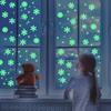 50pcs Luminescent Snowflake Wall Stickers, Mini Christmas Snowflake Star Luminous Ceiling Wall Decoration, Suitable For Home Bedroom Decoration