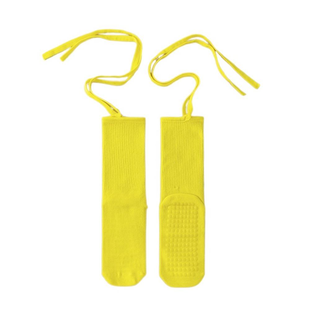 Lace-up Yoga Socks Candy Color Mid-calf Socks New Dance Socks Women