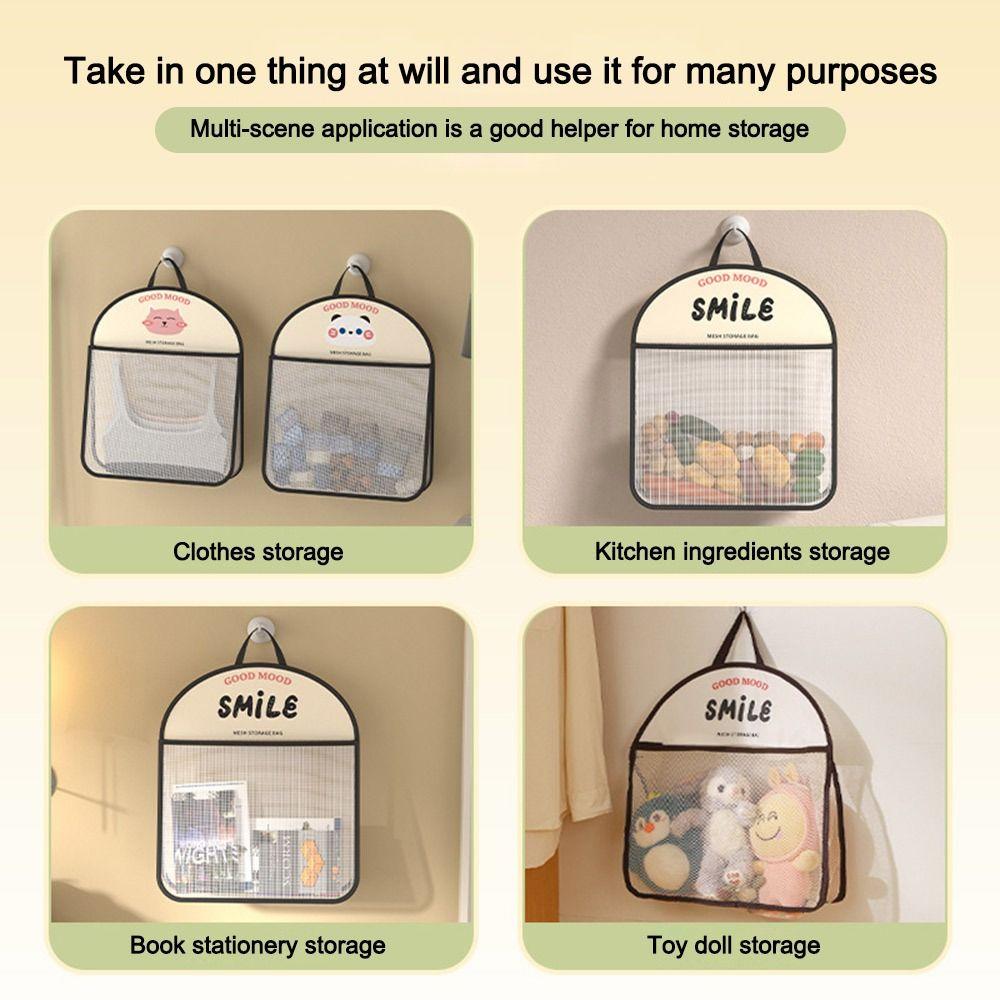 Reusable Bathroom Storage Mesh Bag Underwear Storage Bag  for Toy Clothes sock