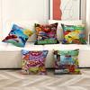Cartoon S-Sesame S-Streets Pillow Anime Pillow Sofa Bed Head Pillow Cover Cushion Cover 45X45 Cm Fashion