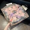 Spring and summer new Korean fashion sweet polka dot simulation silk small square scarf women's thin sunscreen silk scarf decorative small scarf