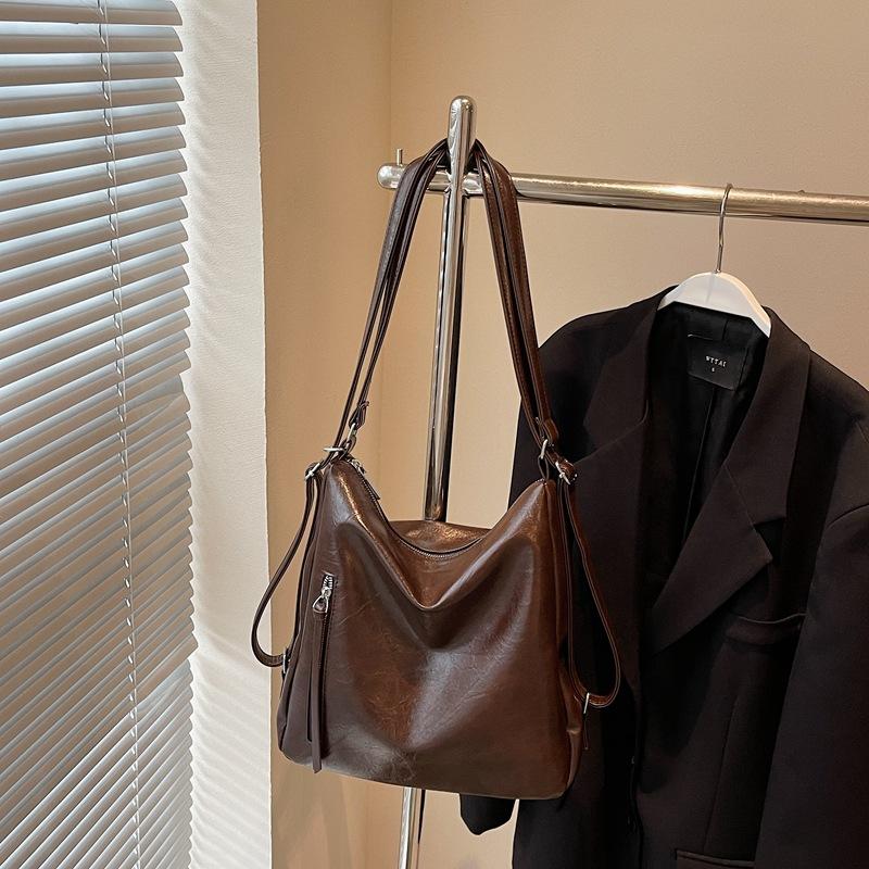 Сумка большой вместимости женская универсальная новая повседневная модная на плечо, мессенджер, рюкзак, сумка-тоут для поездок