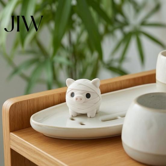 Милая фигурка цыплят-мамы, миниатюрная фигурка животного, 3D-печать, свинья, цыпленок, динозавр, утка, Хэллоуин, украшения для стола, статуэтка кошки, жуткое украшение, мячик-антистресс,