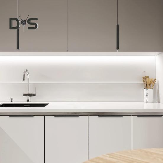 4 шт. скрытые ручки для шкафа, полированная поверхность, простая установка, невидимые ручки для мебели, ручки для шкафа