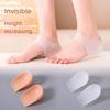 Комбинированная кожа, белые туфли с носками, увеличивающими рост